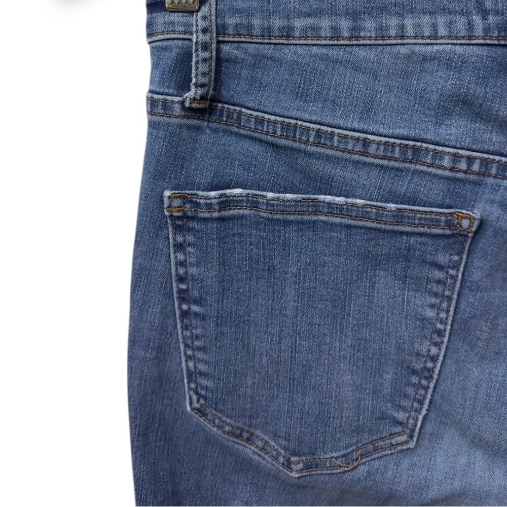 497 Madewell | EUC High-Rise Skinny Button-Fly Distressed Jeans (size 27) - Picture 7 of 16